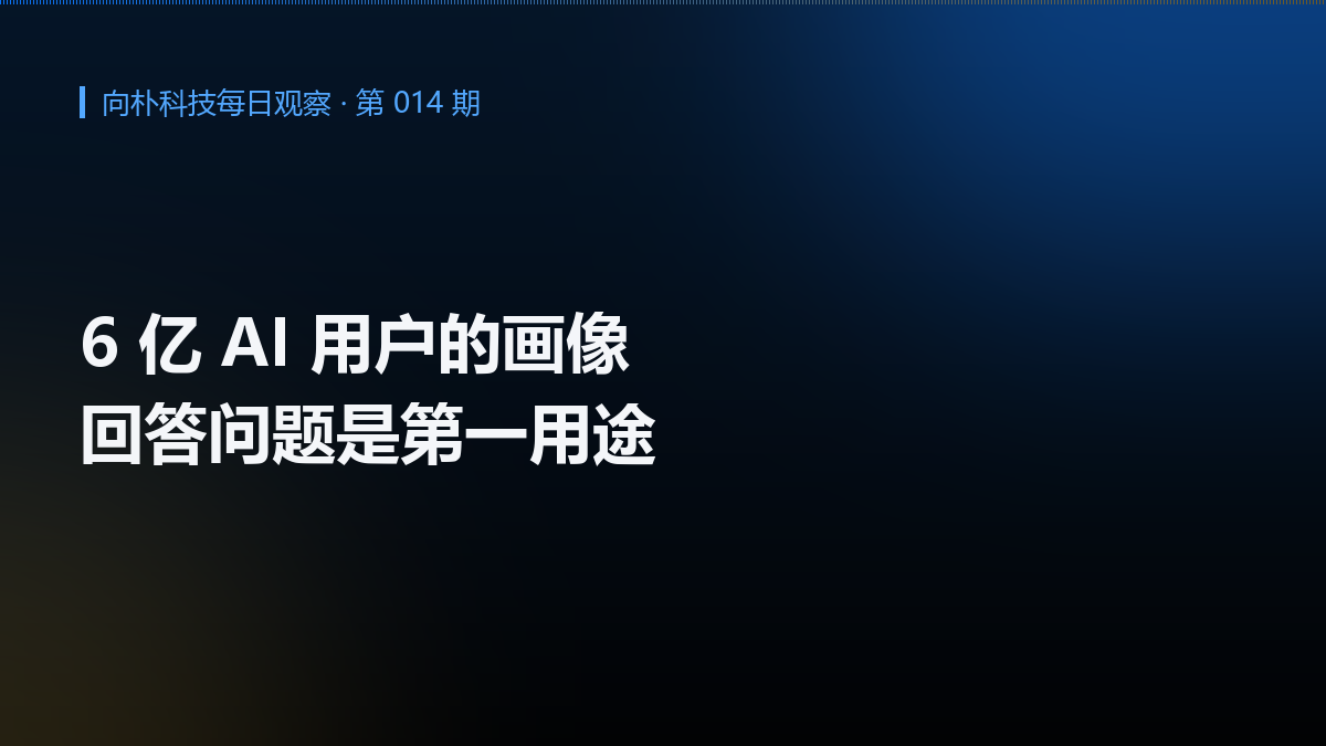 生成式 AI 用户画像出炉：企业内容写给谁看